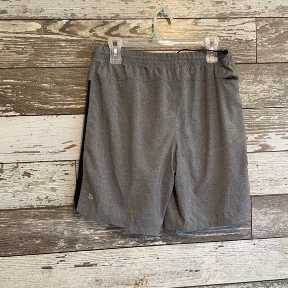 All in Motion Athletic Grey Workout Shorts W/ Compression Liner - Picture 3 of 4